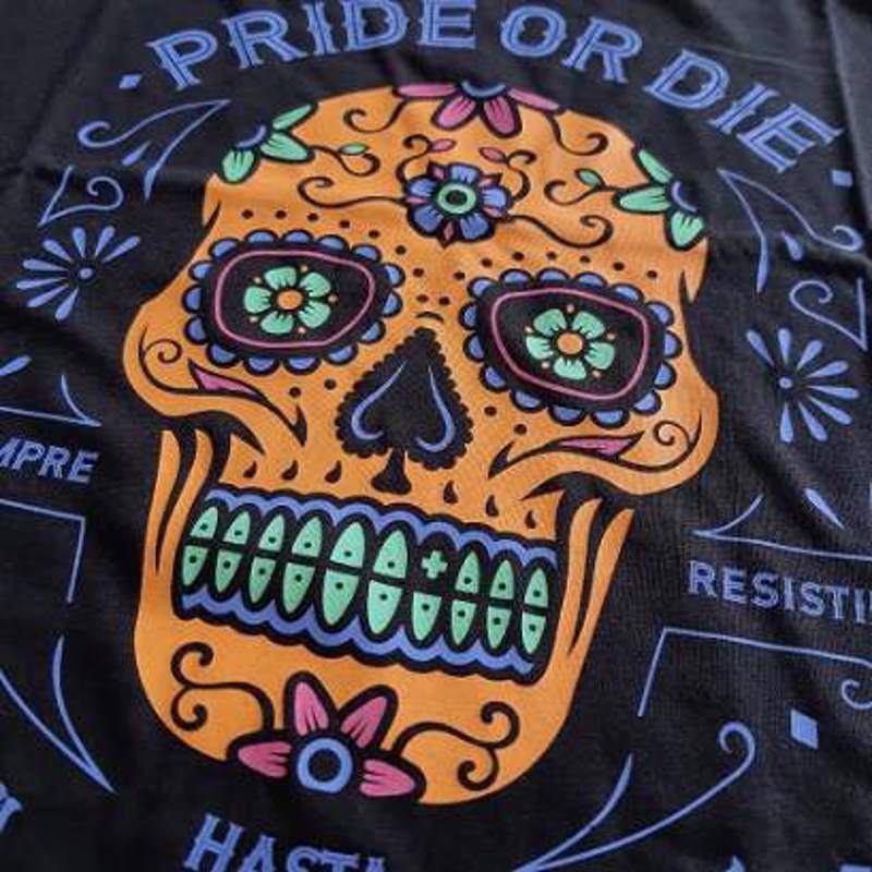 PRiDEorDiE GNAIKEIO T-Shirt HASTA LA MUERTE -black